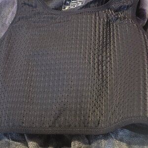Black Mesh Chest Binder Size Medium